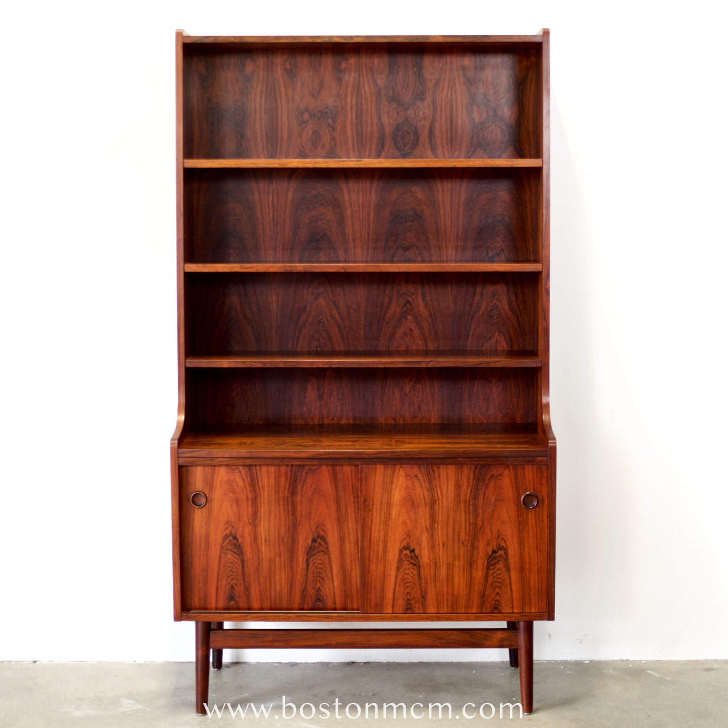Nexø Møbelfabrik Rosewood Bookcase Designed by Johannes Sorth - #A2242