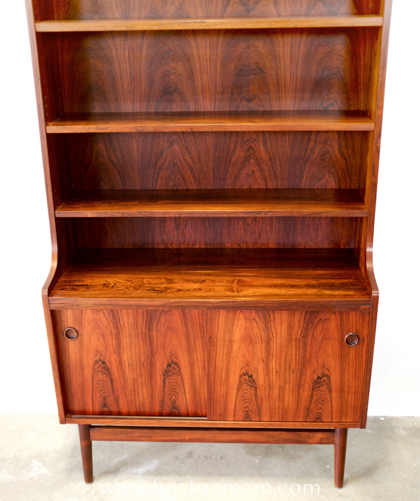 Nexø Møbelfabrik Rosewood Bookcase Designed by Johannes Sorth - #A2242
