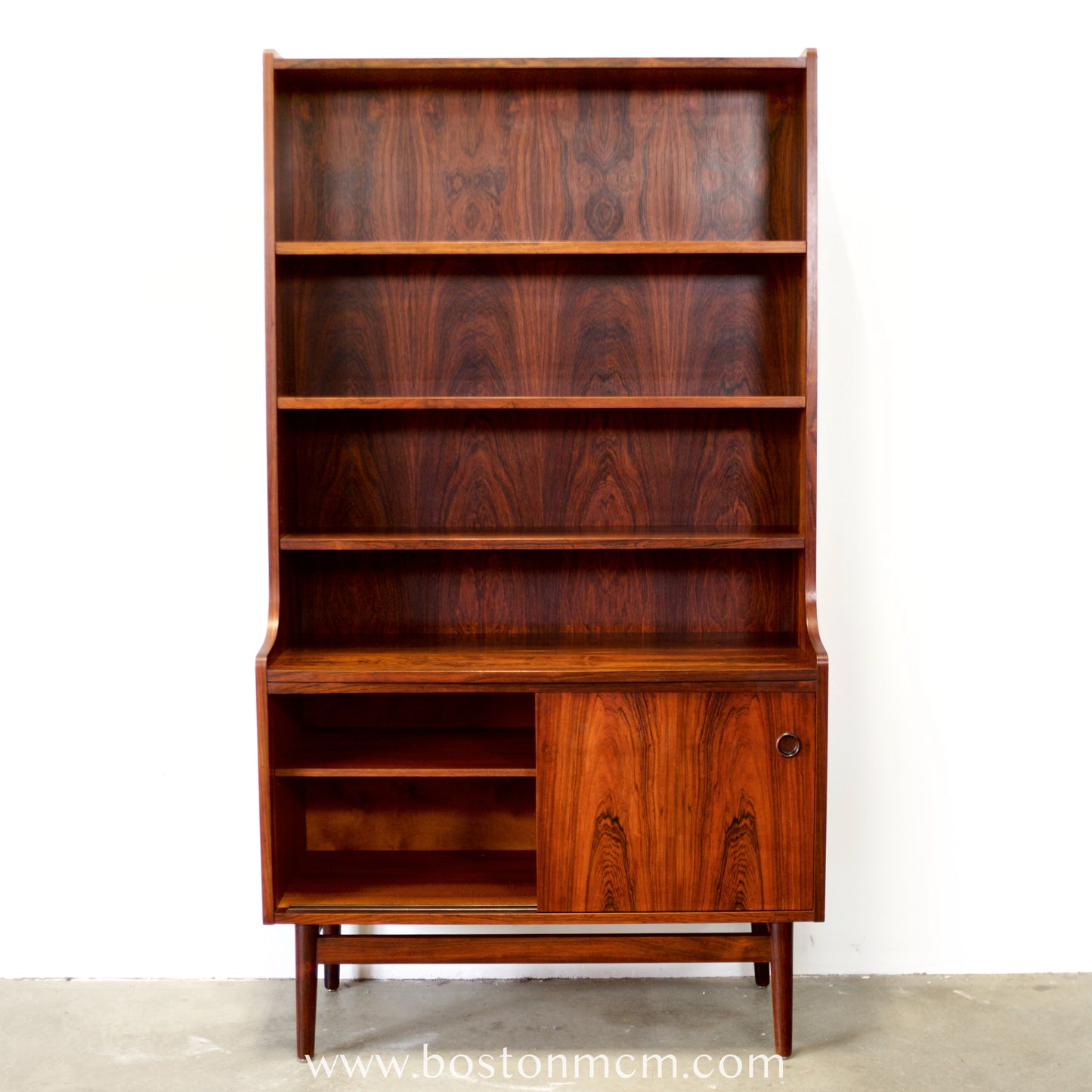 Nexø Møbelfabrik Rosewood Bookcase Designed by Johannes Sorth - #A2242