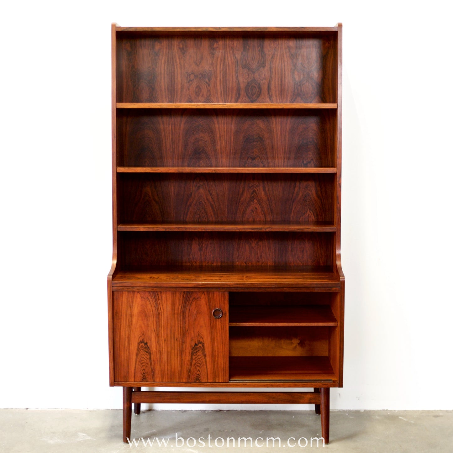 Nexø Møbelfabrik Rosewood Bookcase Designed by Johannes Sorth - #A2242
