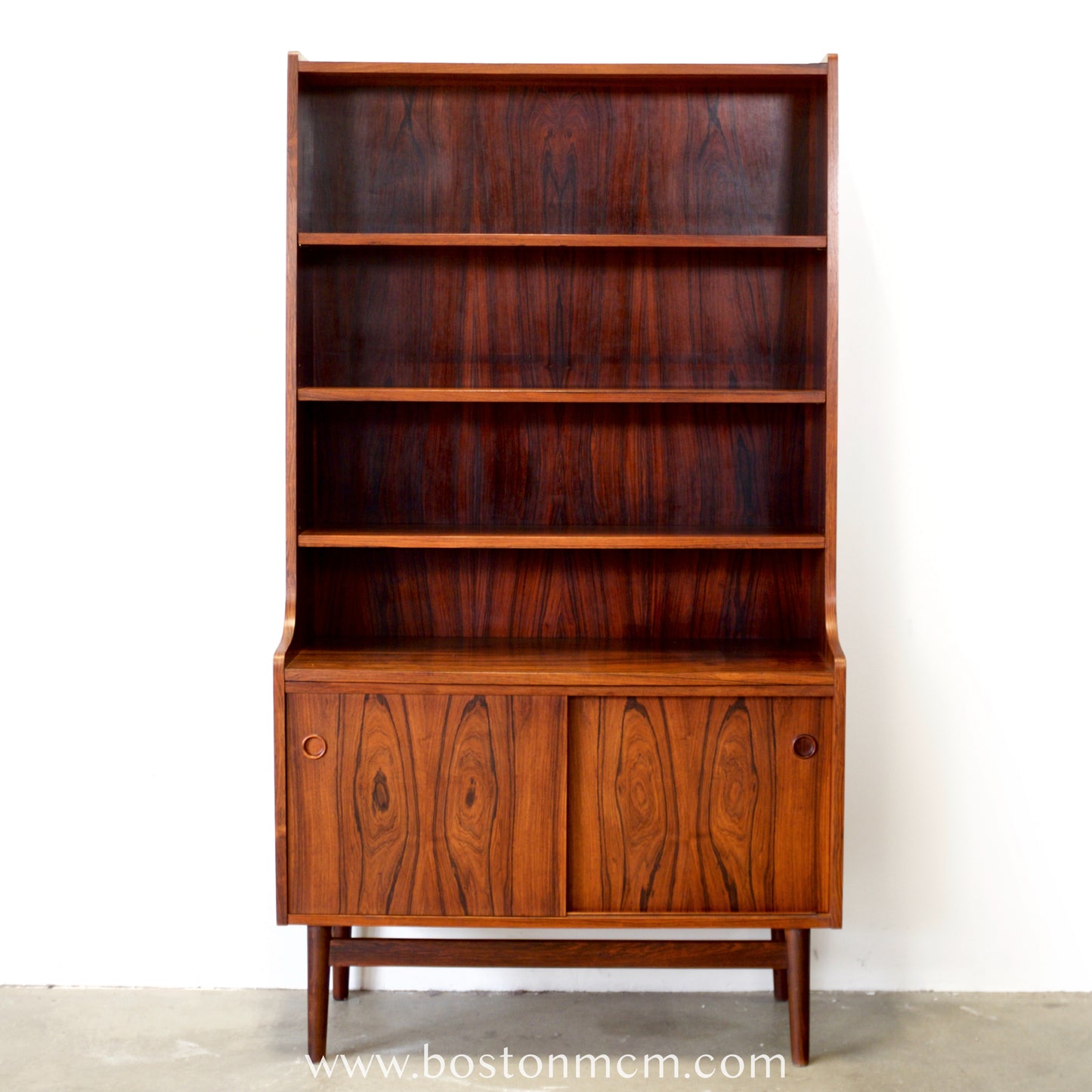 Nexø Møbelfabrik Rosewood Bookcase Designed by Johannes Sorth - #A2245-B