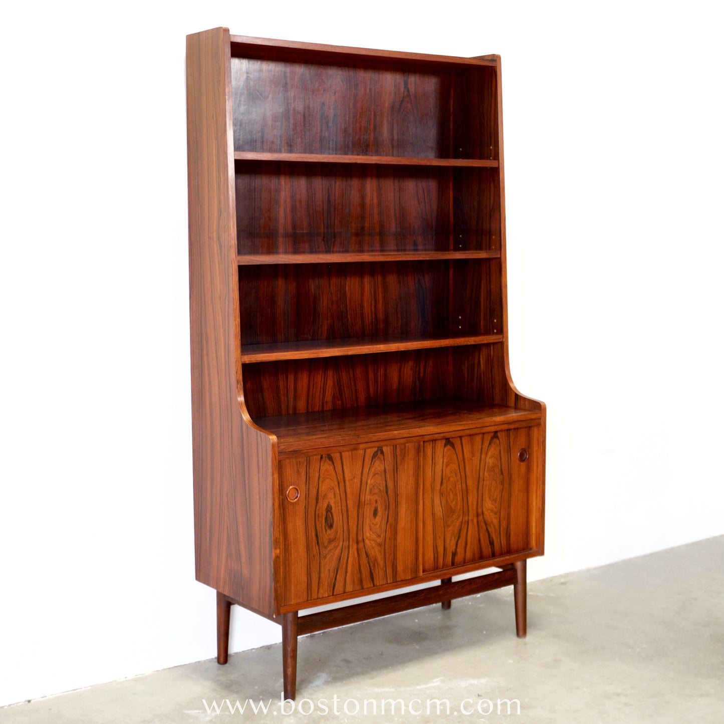Nexø Møbelfabrik Rosewood Bookcase Designed by Johannes Sorth - #A2245-B
