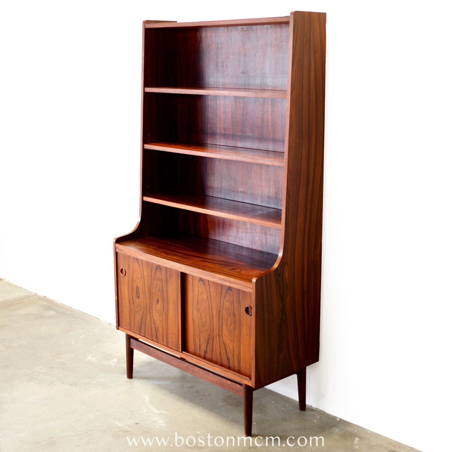 Nexø Møbelfabrik Rosewood Bookcase Designed by Johannes Sorth - #A2245-B