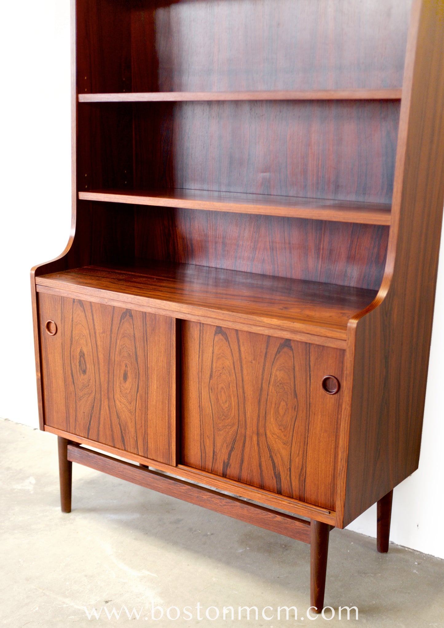 Nexø Møbelfabrik Rosewood Bookcase Designed by Johannes Sorth - #A2245-B