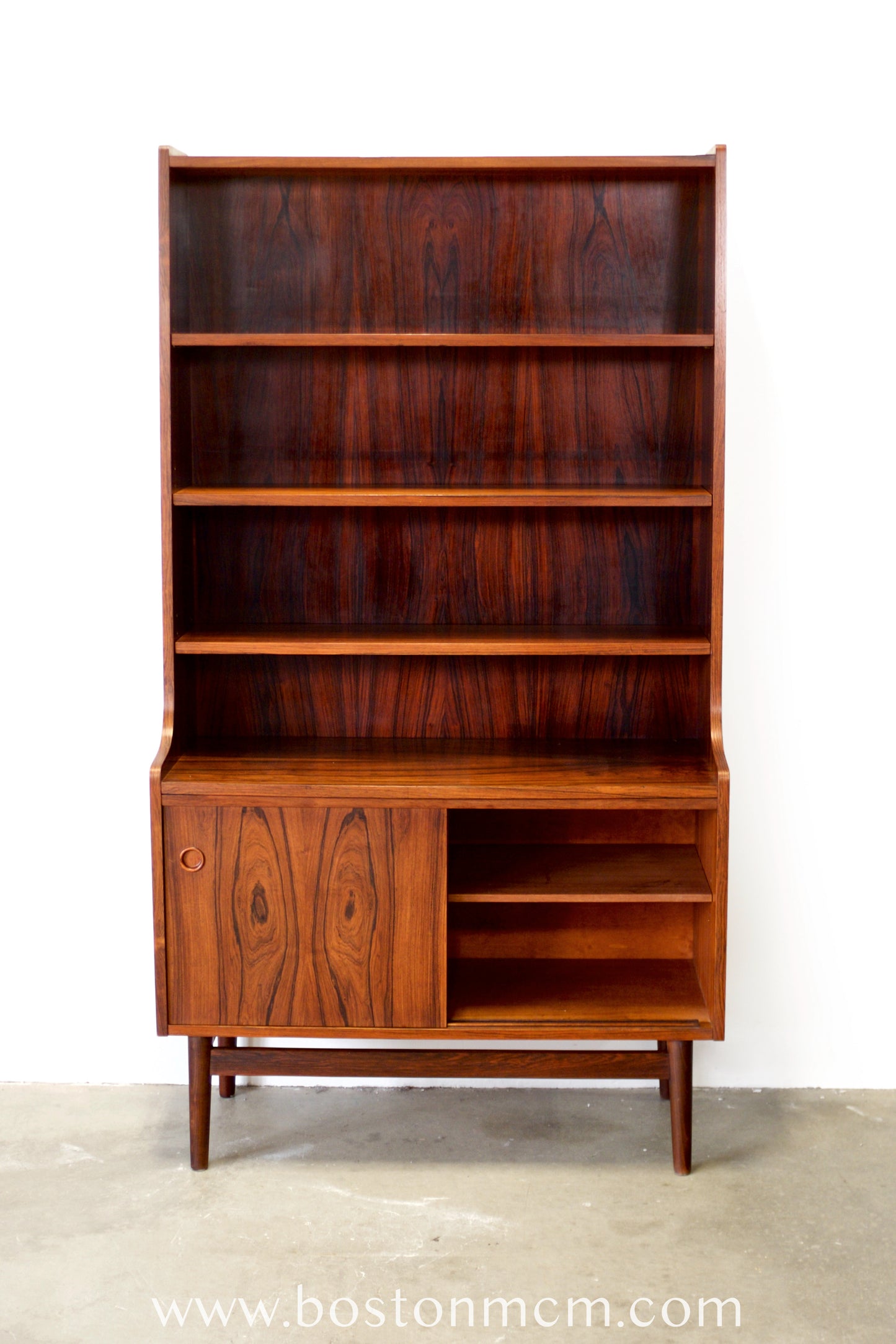 Nexø Møbelfabrik Rosewood Bookcase Designed by Johannes Sorth - #A2245-B