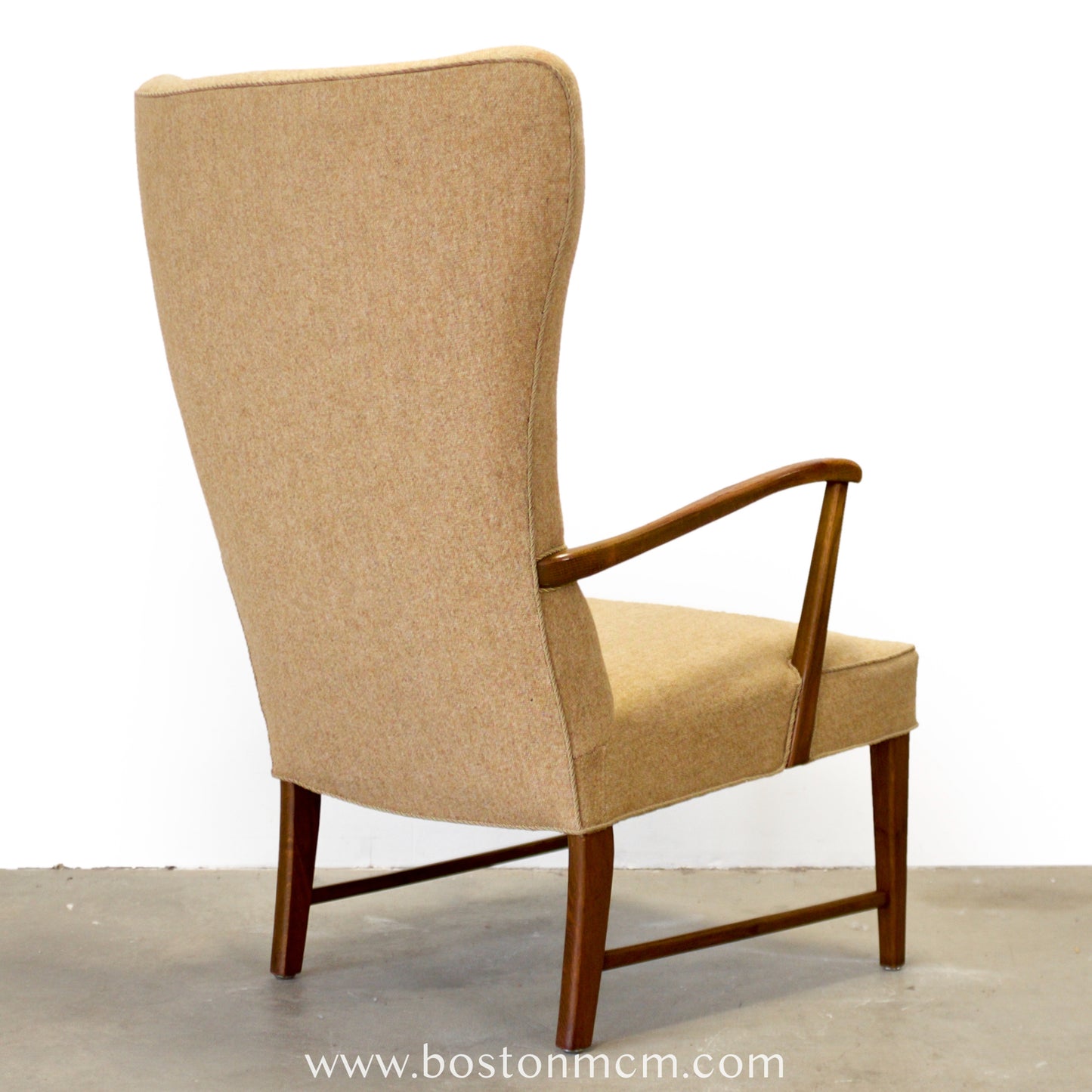 Danish Wingback Armchair in Oak - #A1905