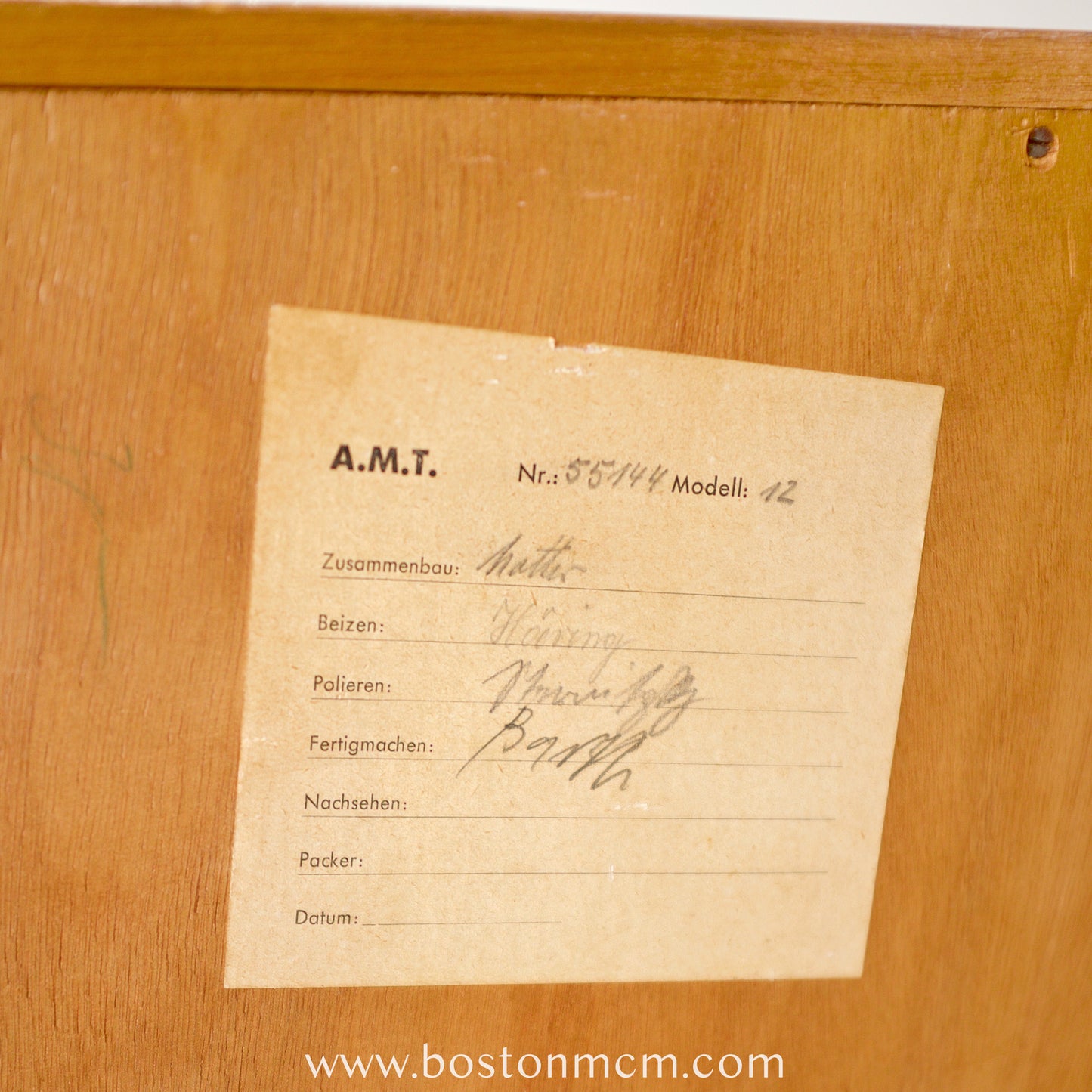 Deutsche Werkstätten Hellerau Oak Sideboard Designed by Franz Ehrlich - #A1861