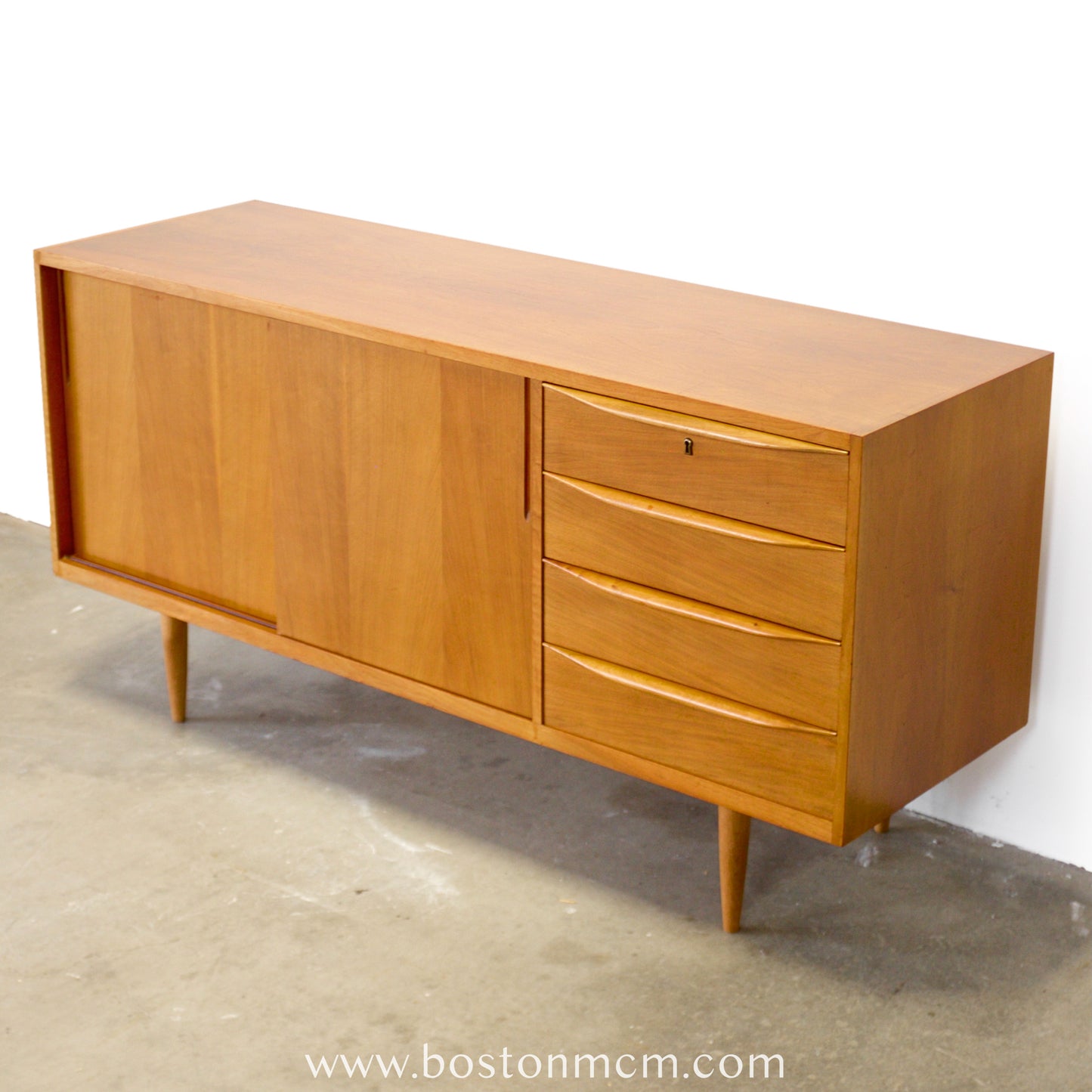 Deutsche Werkstätten Hellerau Oak Sideboard Designed by Franz Ehrlich - #A1861