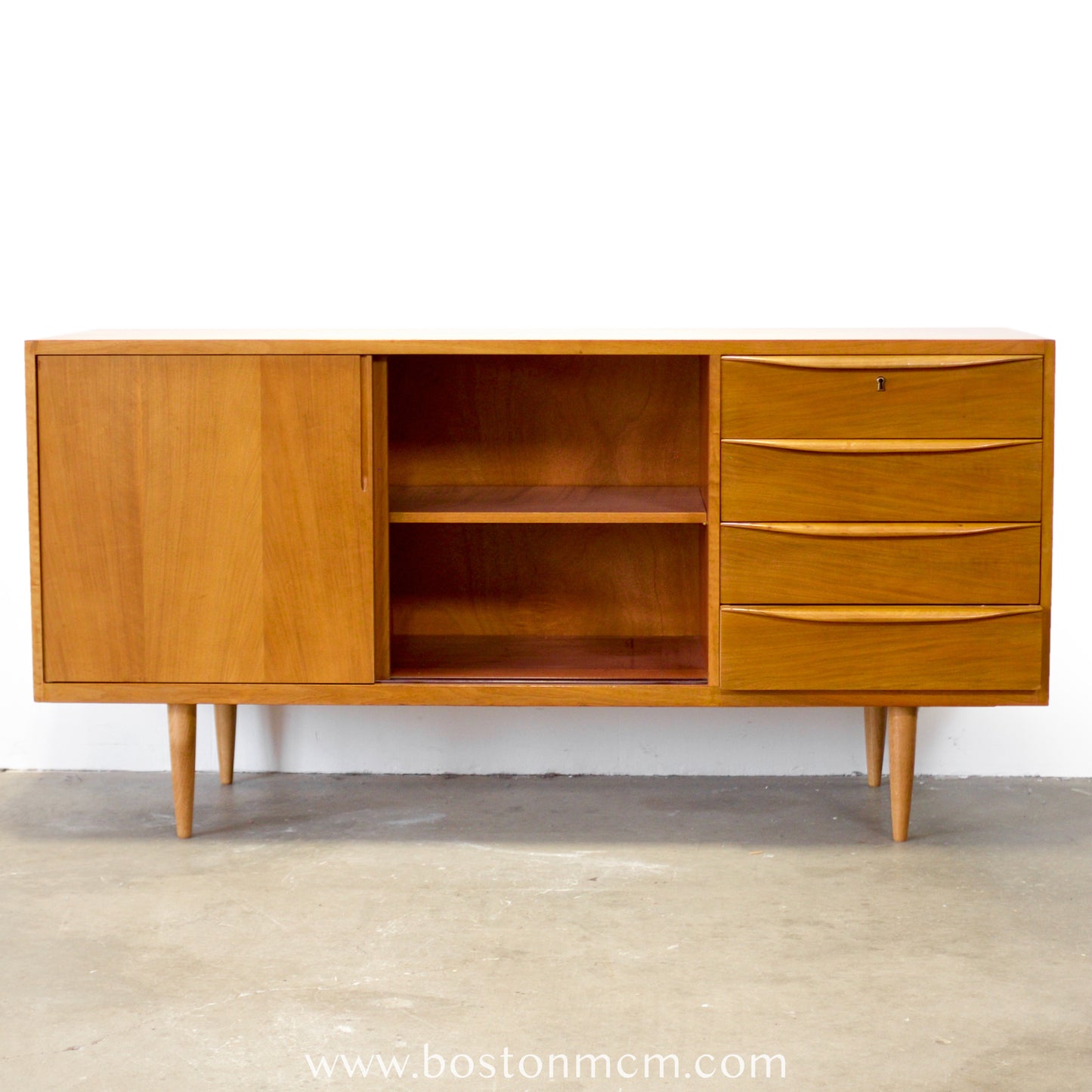 Deutsche Werkstätten Hellerau Oak Sideboard Designed by Franz Ehrlich - #A1861