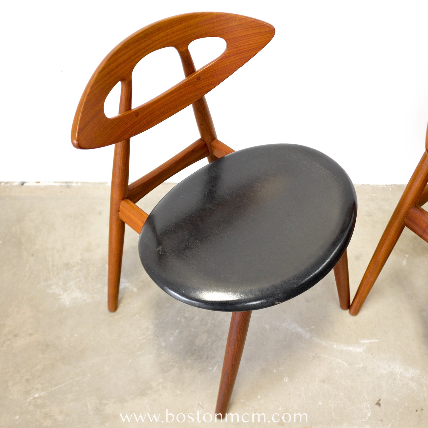 Ivan Gern Møbelfabrik Pair of Model #84 "Eye" Chairs Designed by Ejvind A. Johannson - #A2250