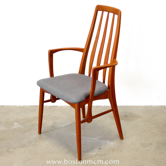 Koefoeds Hornslet "Eva" Teak Dining Armchair - #A1926