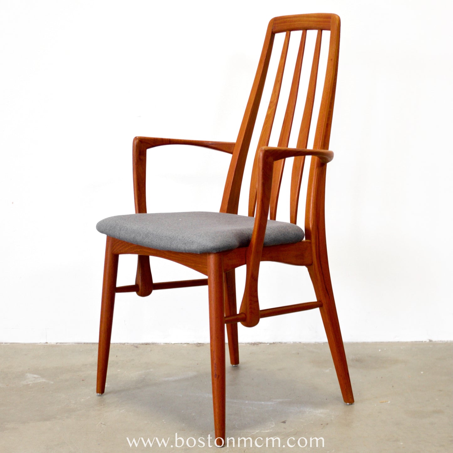 Koefoeds Hornslet "Eva" Teak Dining Armchair - #A1926