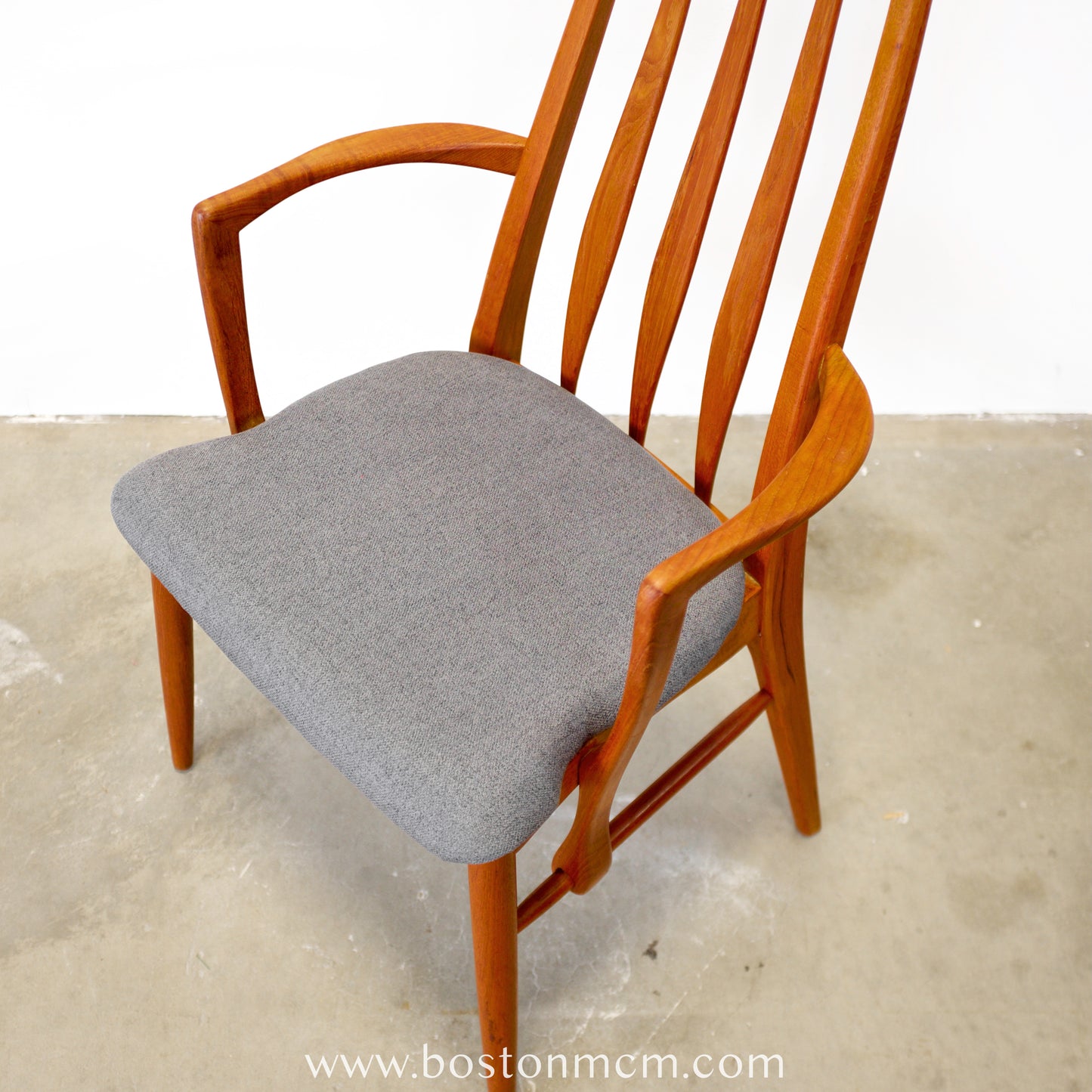 Koefoeds Hornslet "Eva" Teak Dining Armchair - #A1926