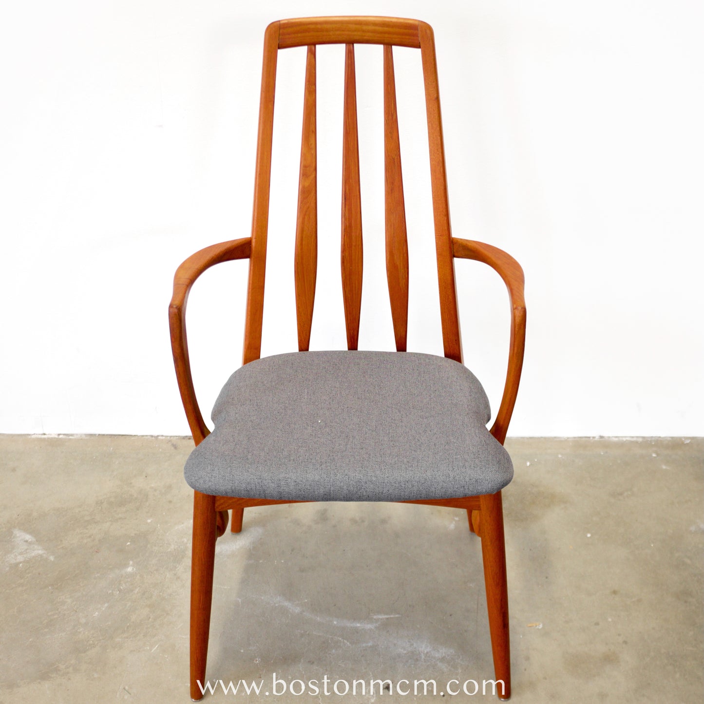 Koefoeds Hornslet "Eva" Teak Dining Armchair - #A1926