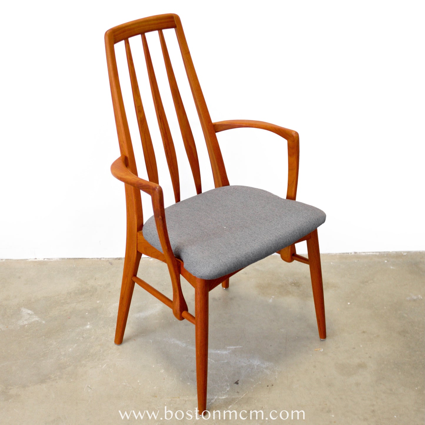 Koefoeds Hornslet "Eva" Teak Dining Armchair - #A1926