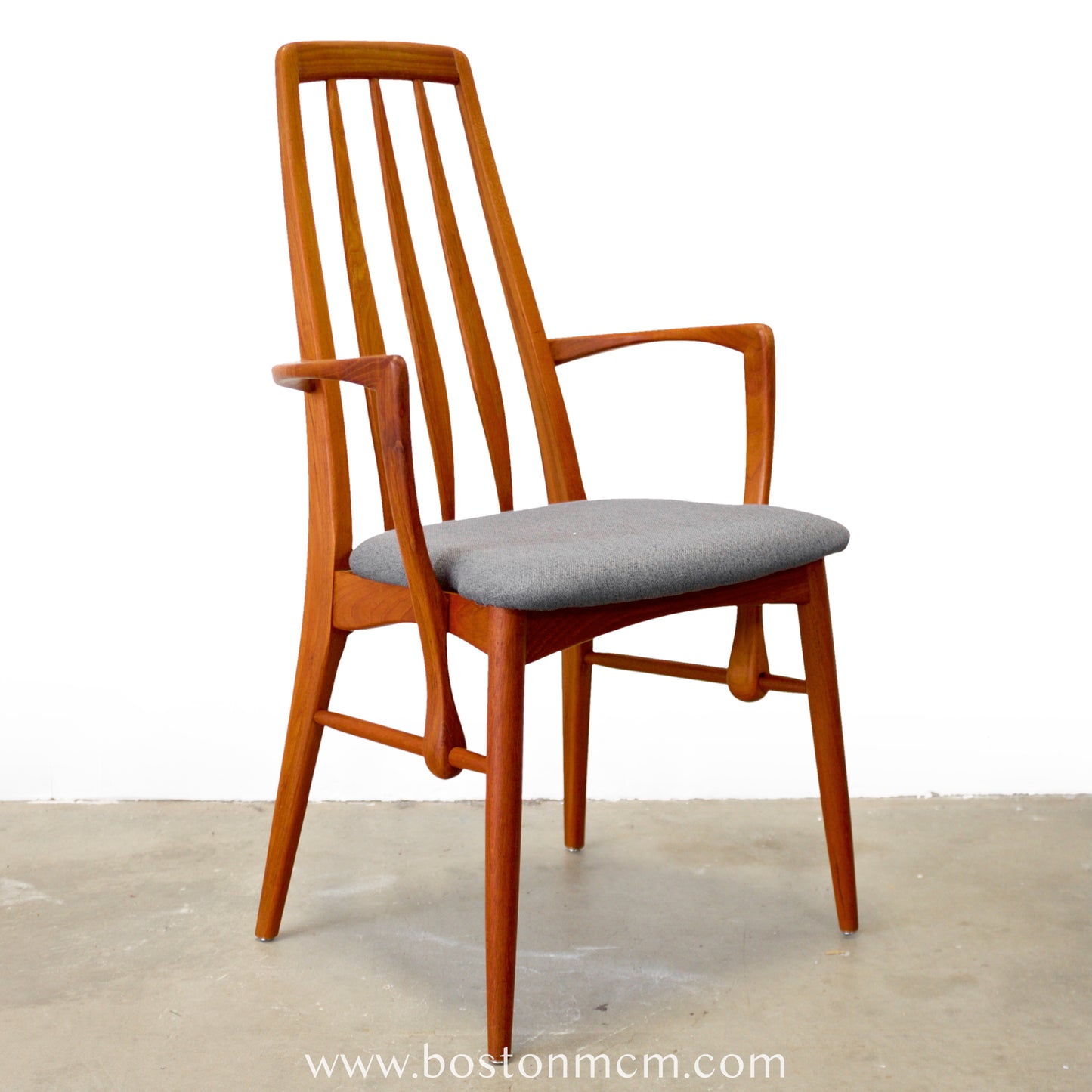 Koefoeds Hornslet "Eva" Teak Dining Armchair - #A1926