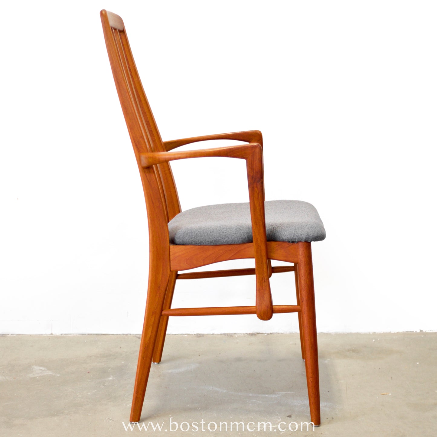 Koefoeds Hornslet "Eva" Teak Dining Armchair - #A1926