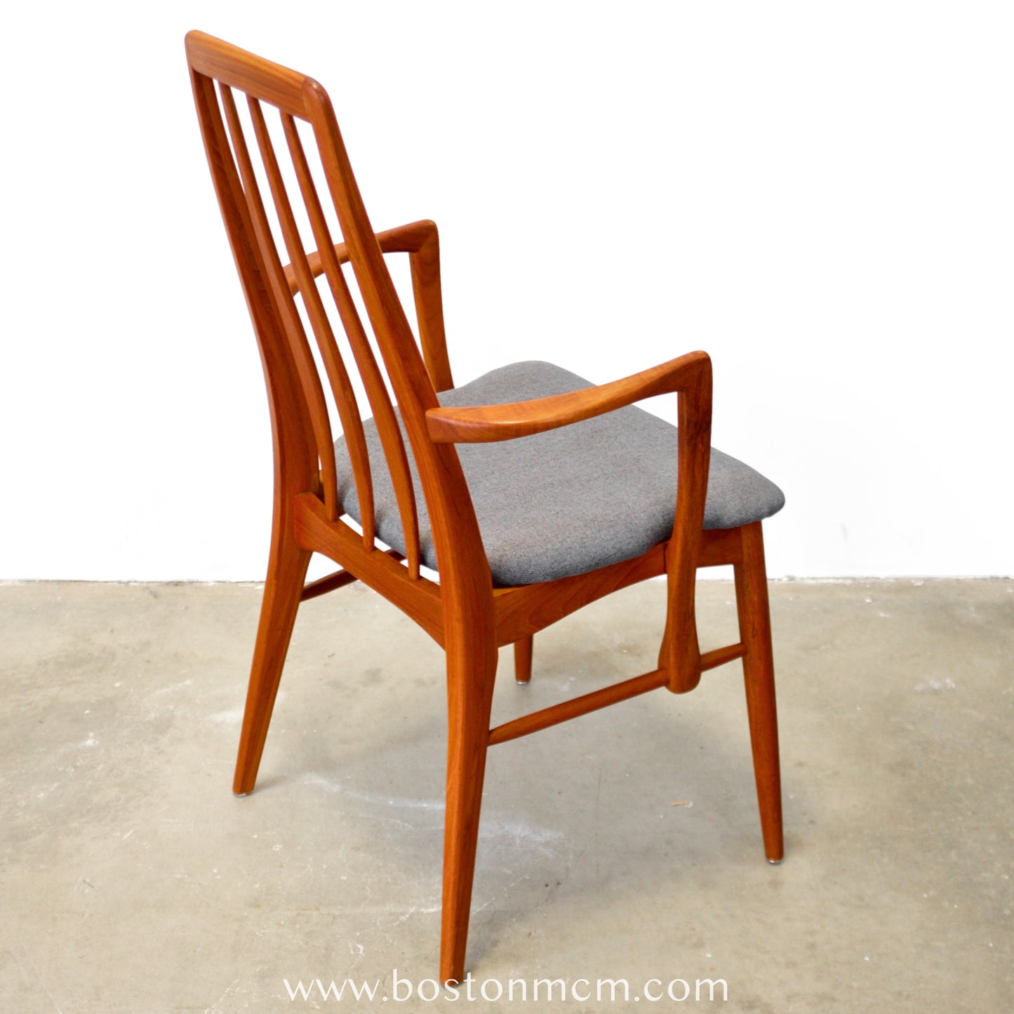 Koefoeds Hornslet "Eva" Teak Dining Armchair - #A1926
