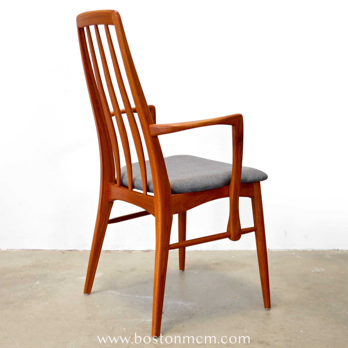 Koefoeds Hornslet "Eva" Teak Dining Armchair - #A1926