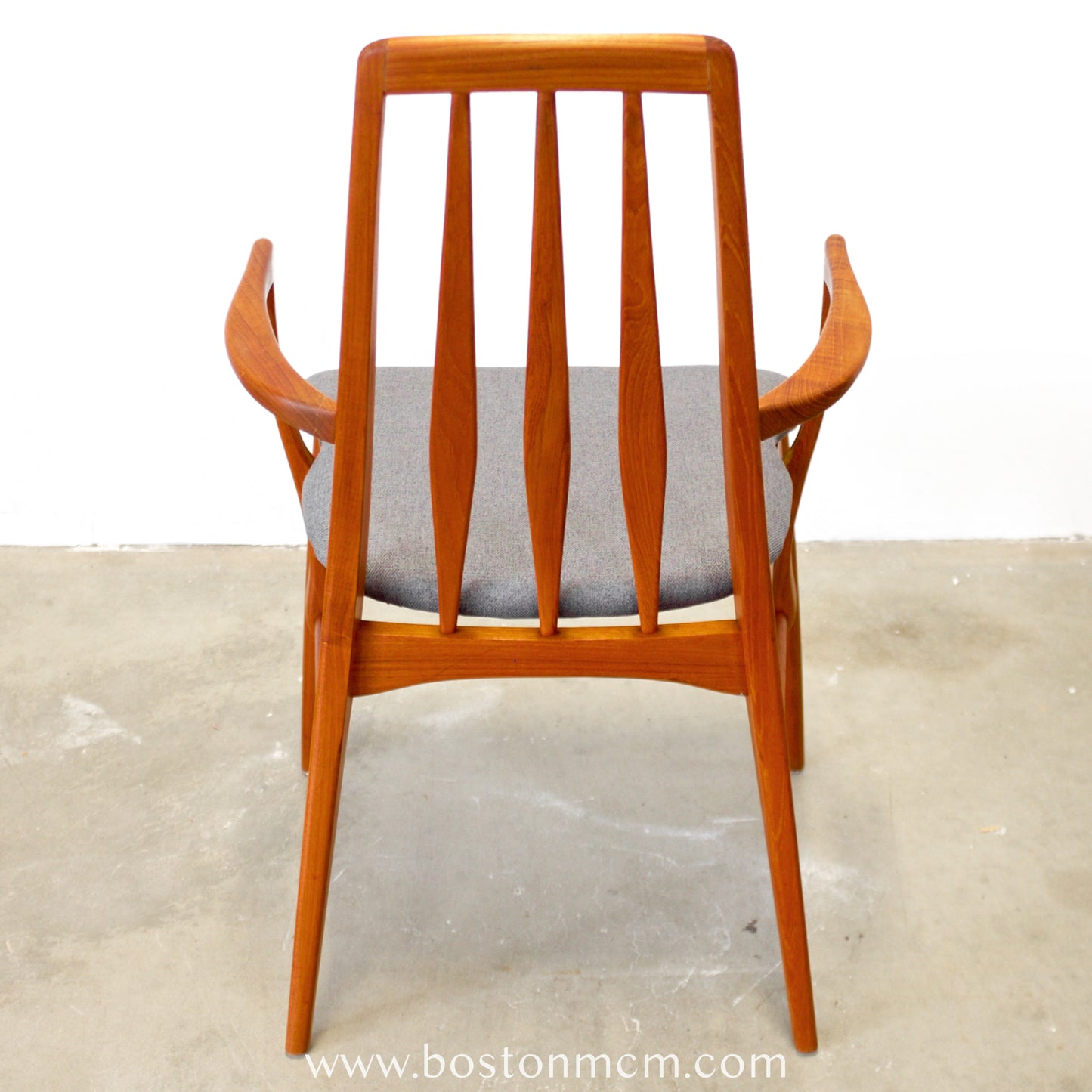 Koefoeds Hornslet "Eva" Teak Dining Armchair - #A1926