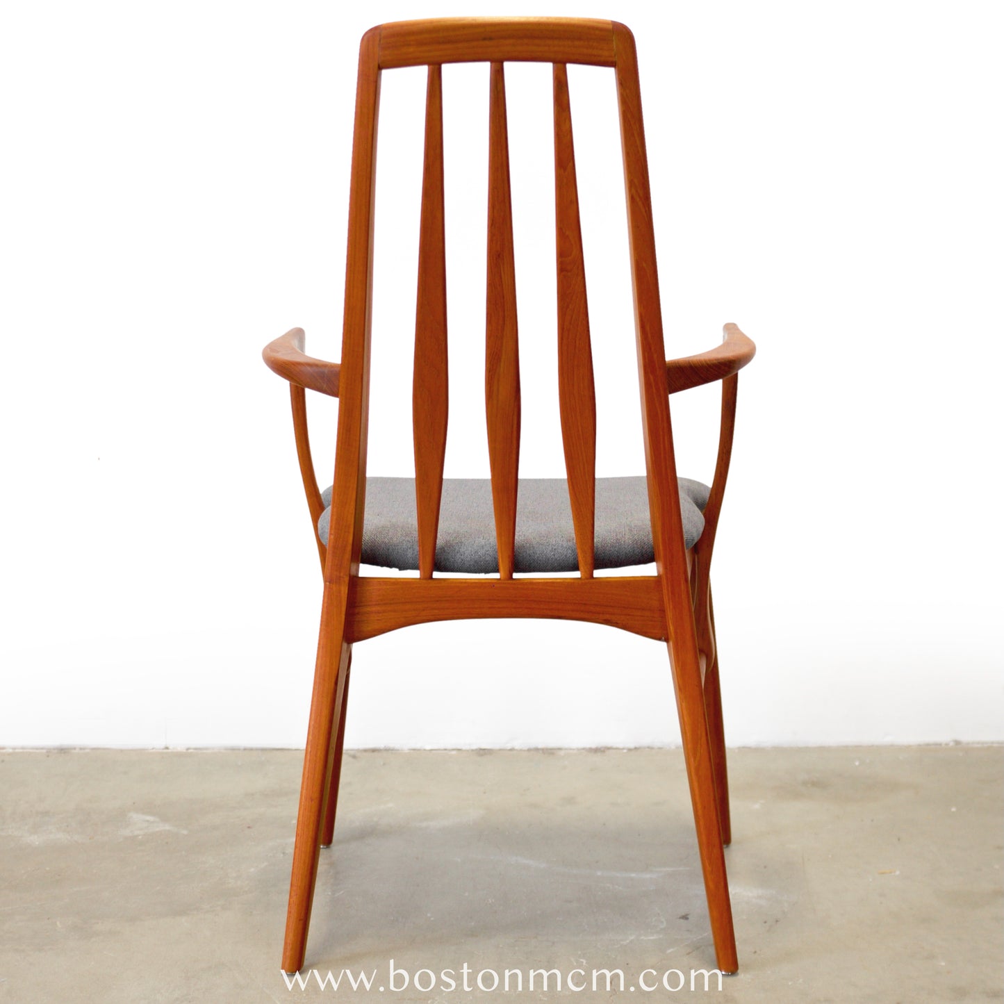 Koefoeds Hornslet "Eva" Teak Dining Armchair - #A1926