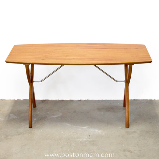 Westerberg Möbler Teak & Brass Coffee Table, Attributed to David Rosén - #A2223