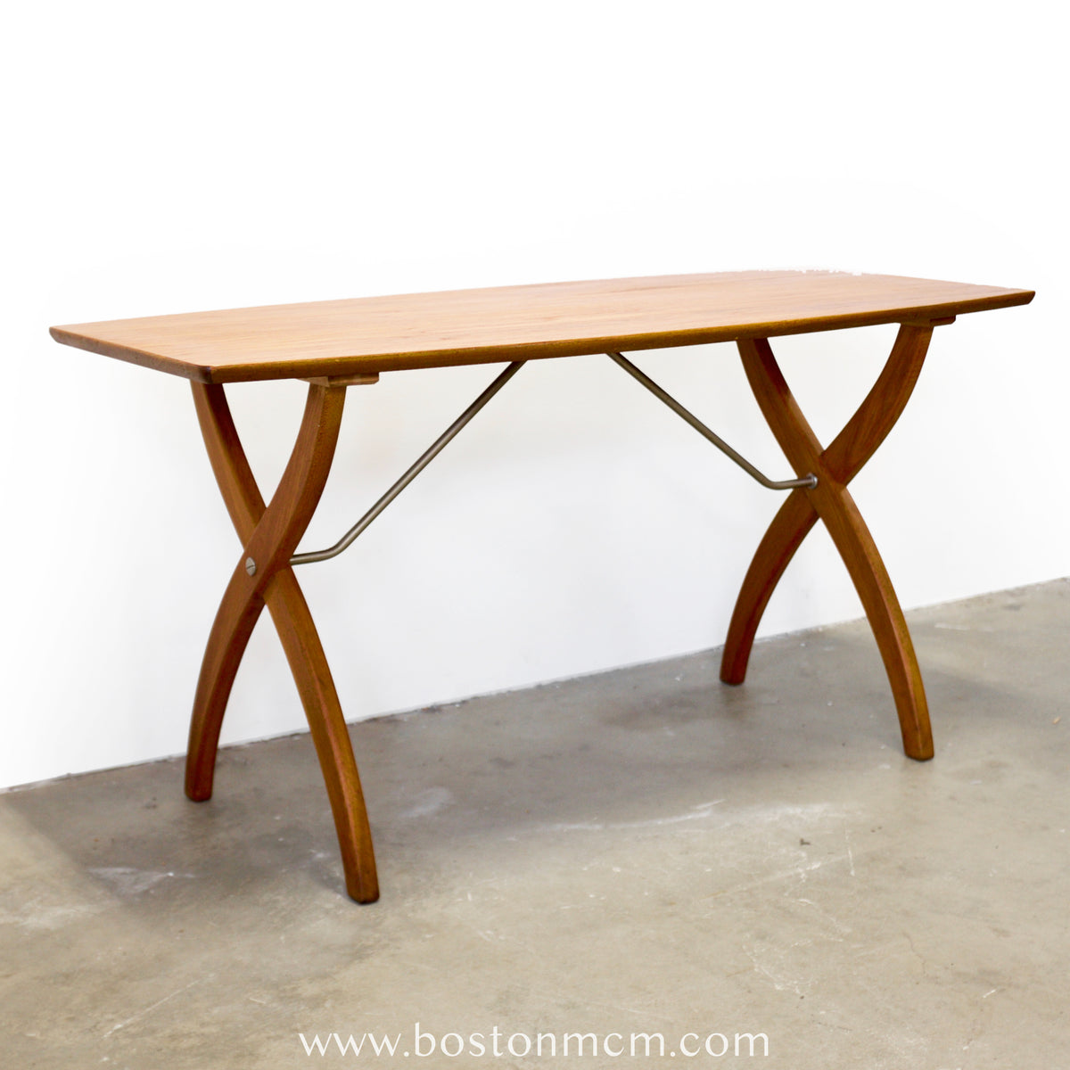 Westerberg Möbler Teak & Brass Coffee Table, Attributed to David Rosén - #A2223