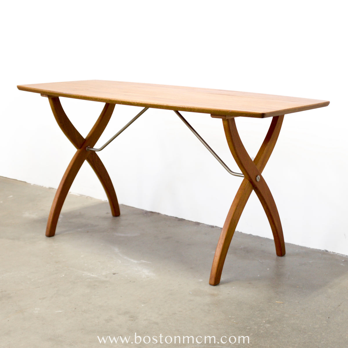 Westerberg Möbler Teak & Brass Coffee Table, Attributed to David Rosén - #A2223