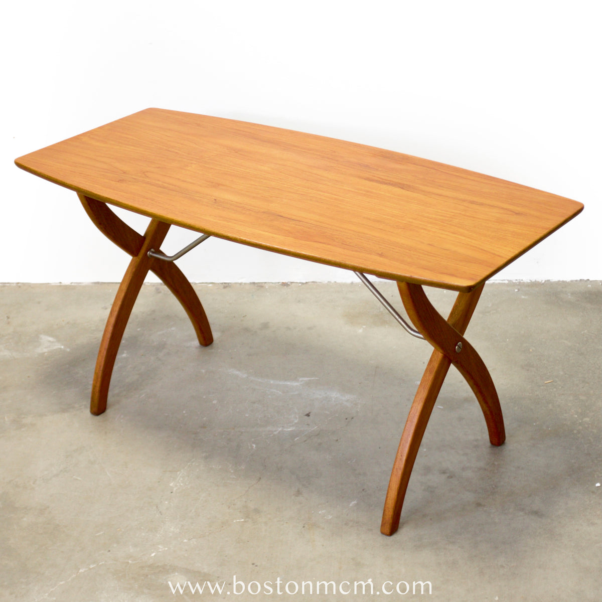 Westerberg Möbler Teak & Brass Coffee Table, Attributed to David Rosén - #A2223