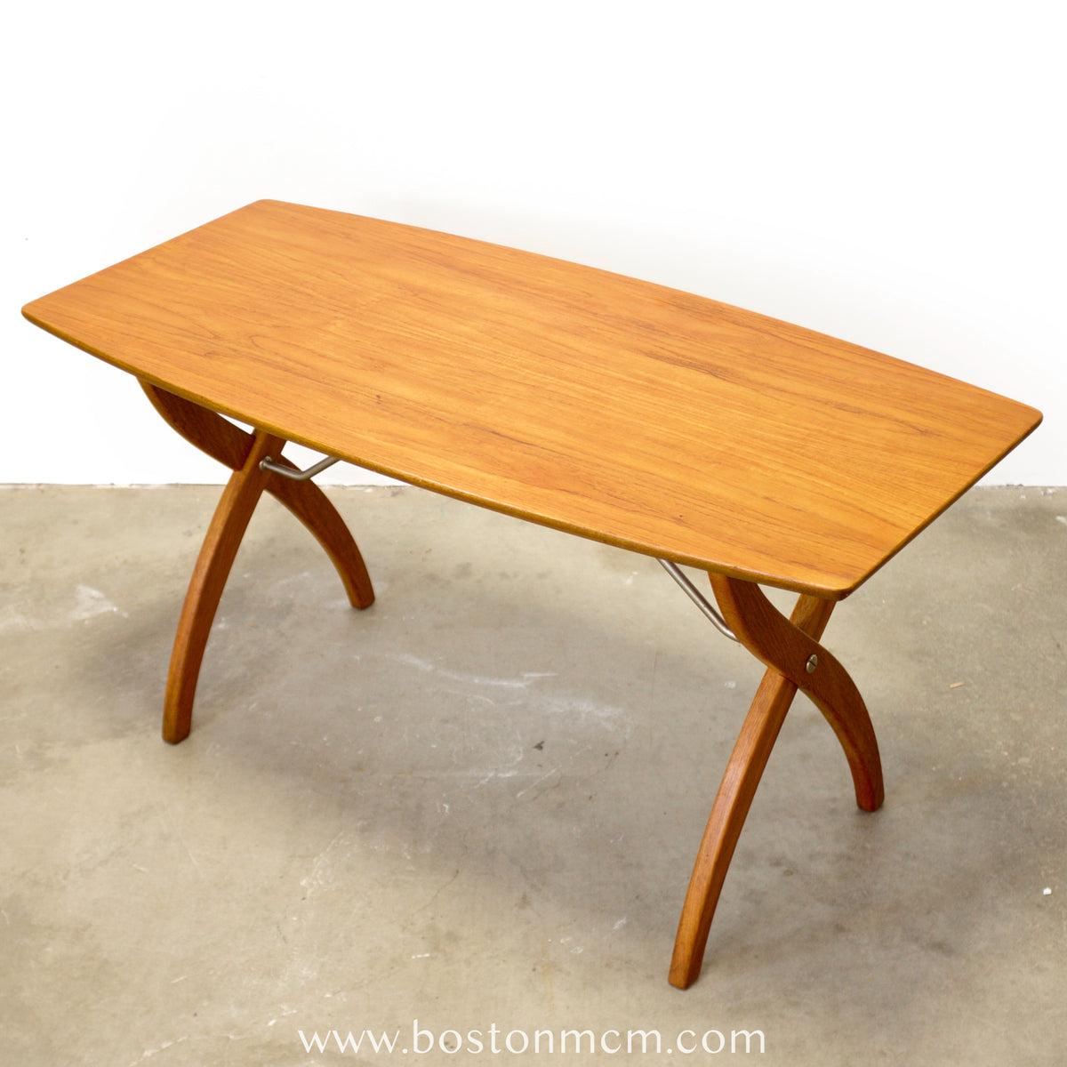 Westerberg Möbler Teak & Brass Coffee Table, Attributed to David Rosén - #A2223
