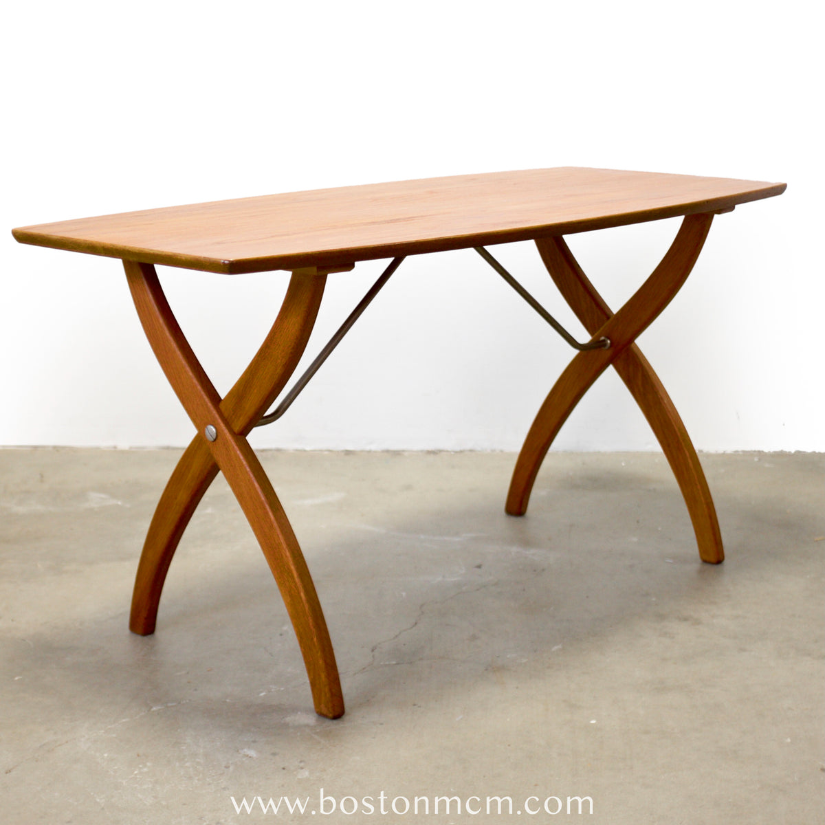 Westerberg Möbler Teak & Brass Coffee Table, Attributed to David Rosén - #A2223