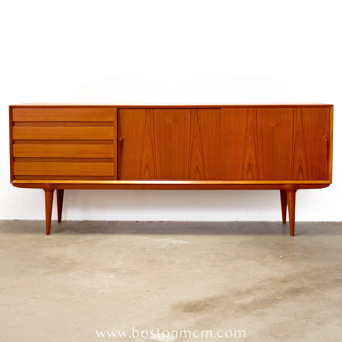Omann Jun. Møbelfabrik Model 18 Teak Sideboard Designed by Gunni Omann - #A2247