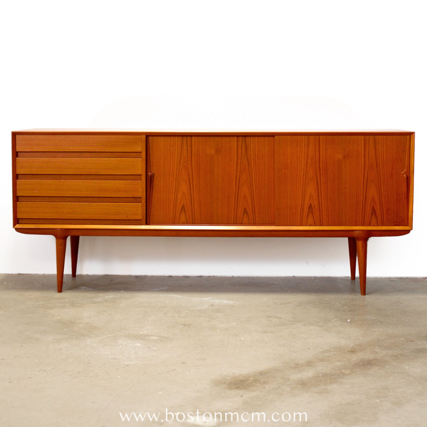 Omann Jun. Møbelfabrik Model 18 Teak Sideboard Designed by Gunni Omann - #A2247
