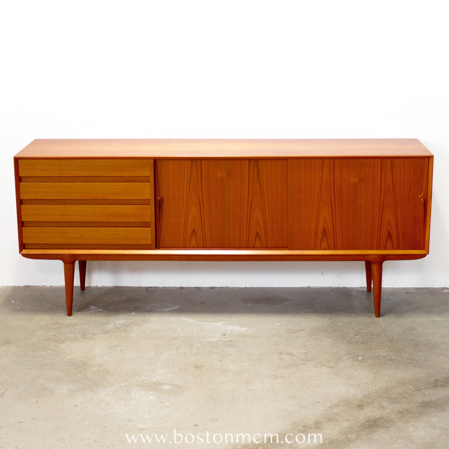 Omann Jun. Møbelfabrik Model 18 Teak Sideboard Designed by Gunni Omann - #A2247