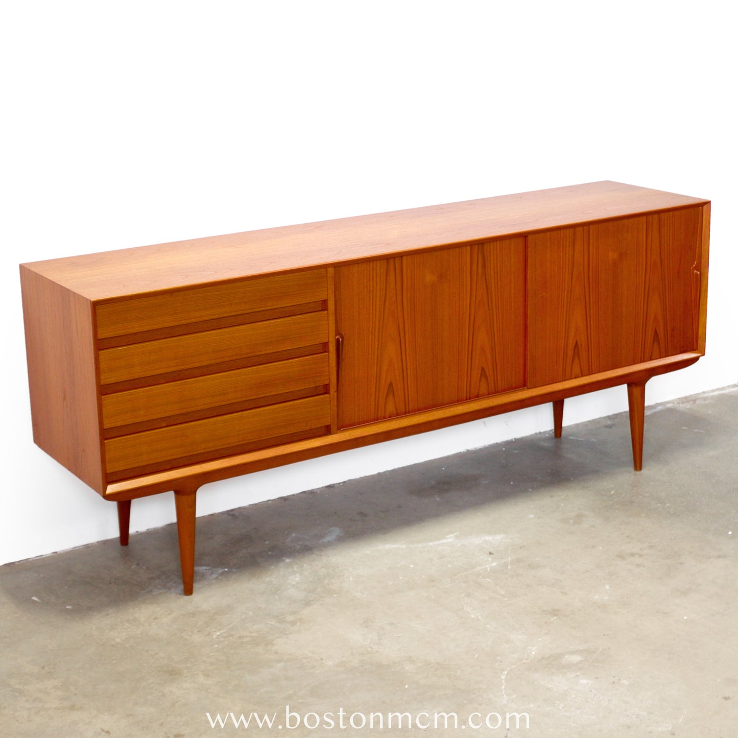 Omann Jun. Møbelfabrik Model 18 Teak Sideboard Designed by Gunni Omann - #A2247
