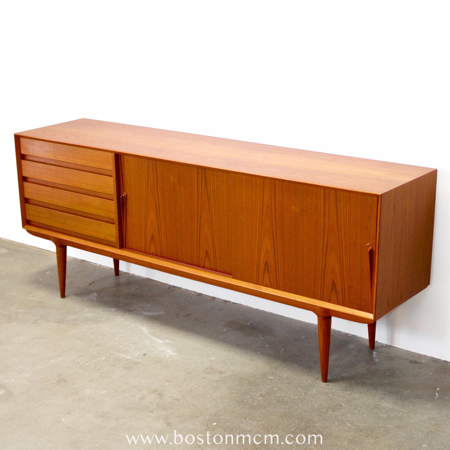 Omann Jun. Møbelfabrik Model 18 Teak Sideboard Designed by Gunni Omann - #A2247