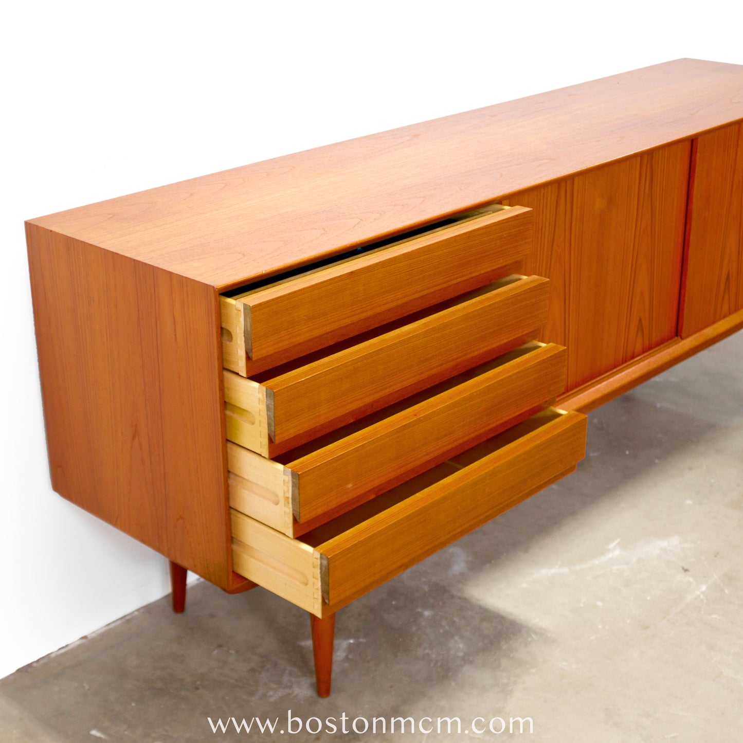 Omann Jun. Møbelfabrik Model 18 Teak Sideboard Designed by Gunni Omann - #A2247
