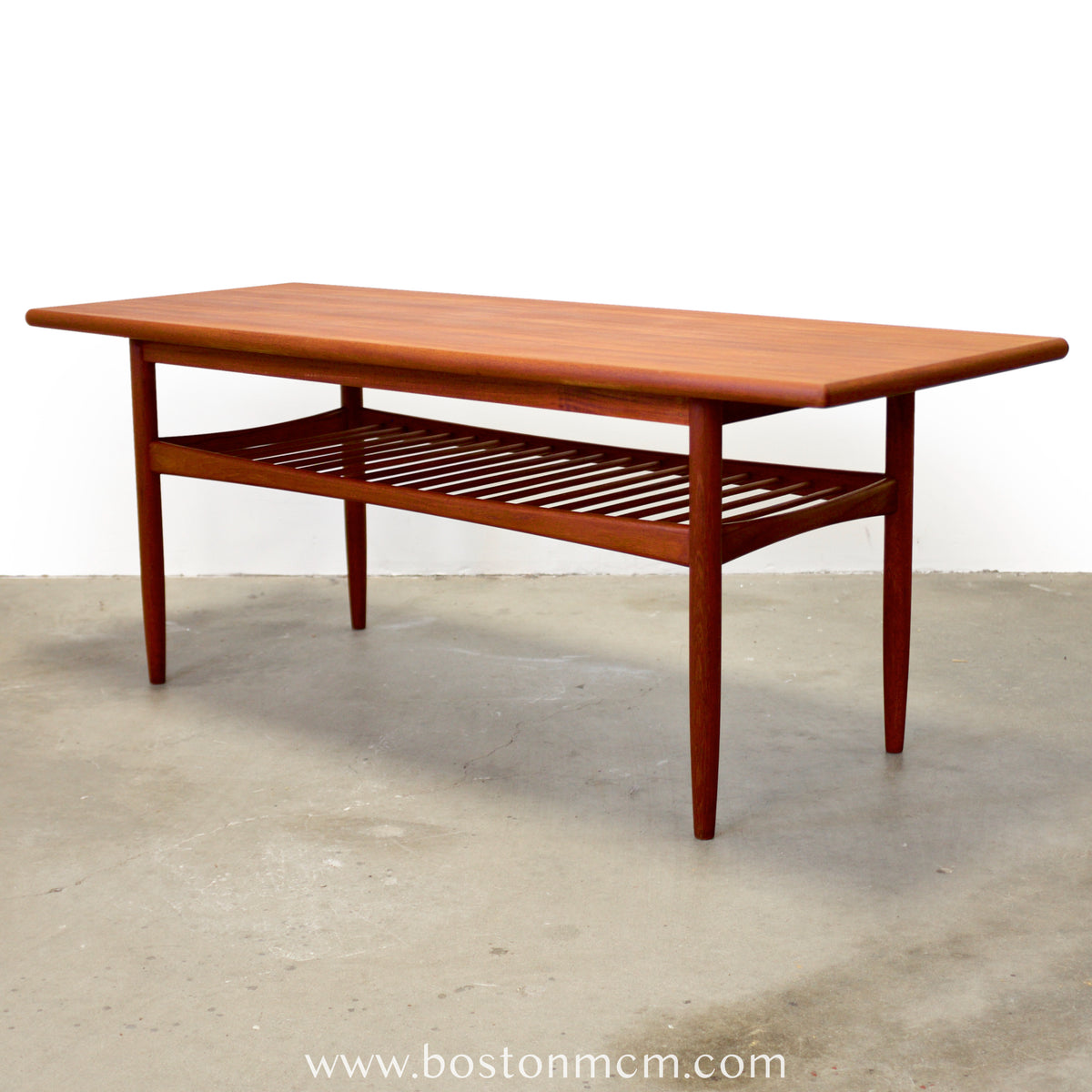 Danish Teak “Surfboard” Coffee Table - #A2158