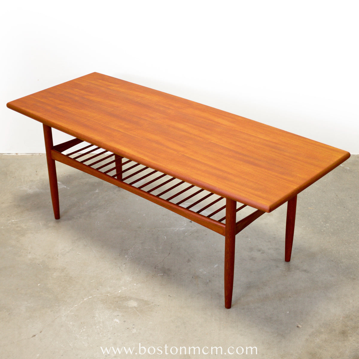 Danish Teak “Surfboard” Coffee Table - #A2158