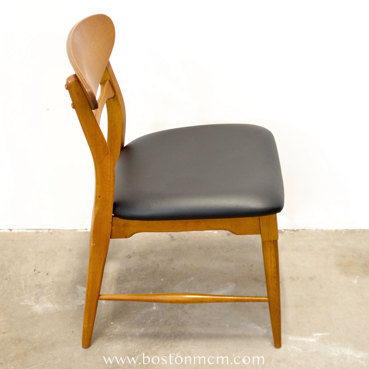 Lane “Copenhagen” Set of 5 Walnut Dining Chairs - #A1833
