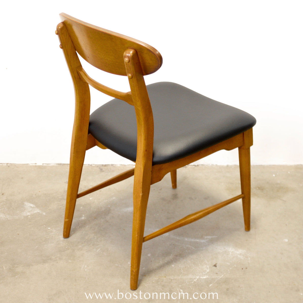 Lane “Copenhagen” Set of 5 Walnut Dining Chairs - #A1833