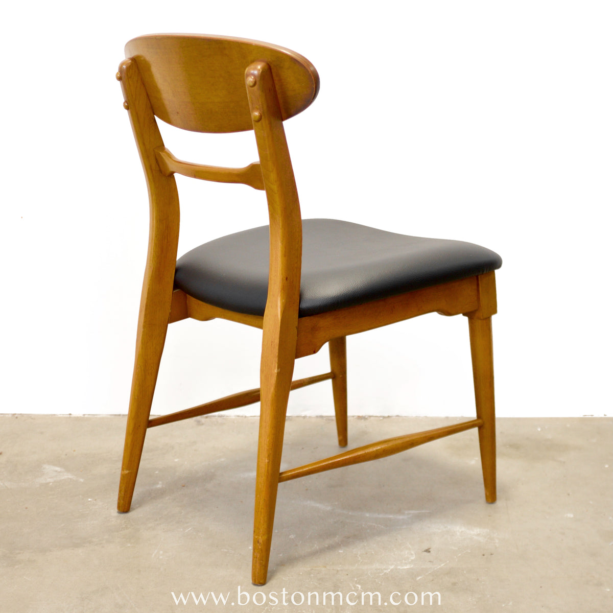 Lane “Copenhagen” Set of 5 Walnut Dining Chairs - #A1833