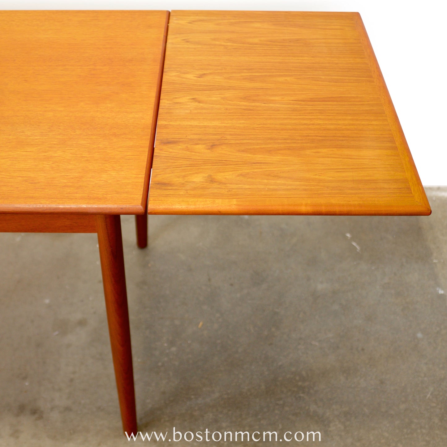 Danish Teak Draw Leaf Dining Table - #A2115