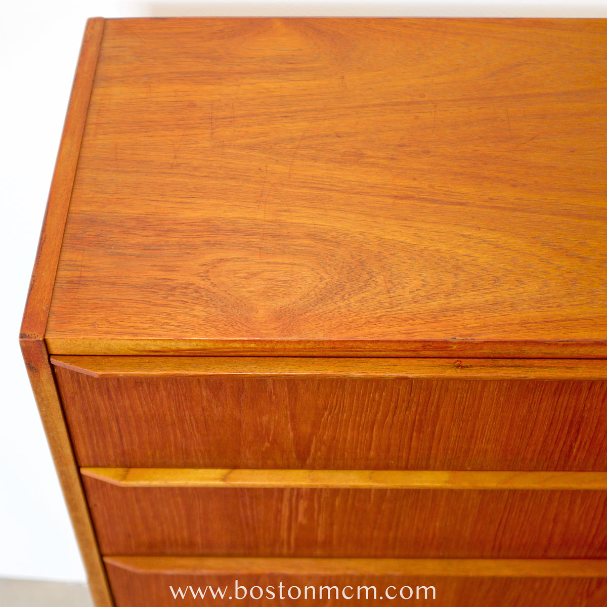 Danish Teak Six Drawer Dresser - #A2215