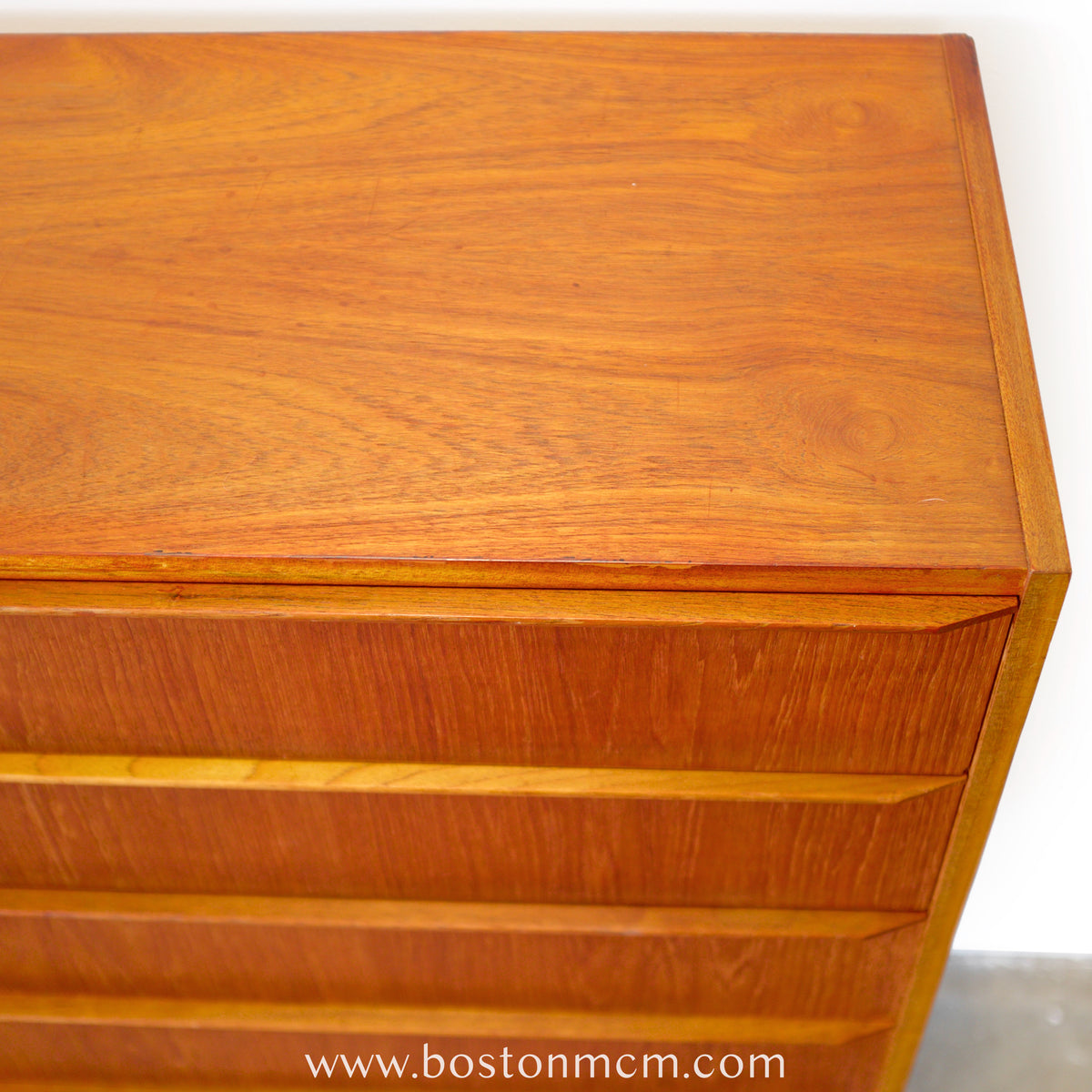 Danish Teak Six Drawer Dresser - #A2215