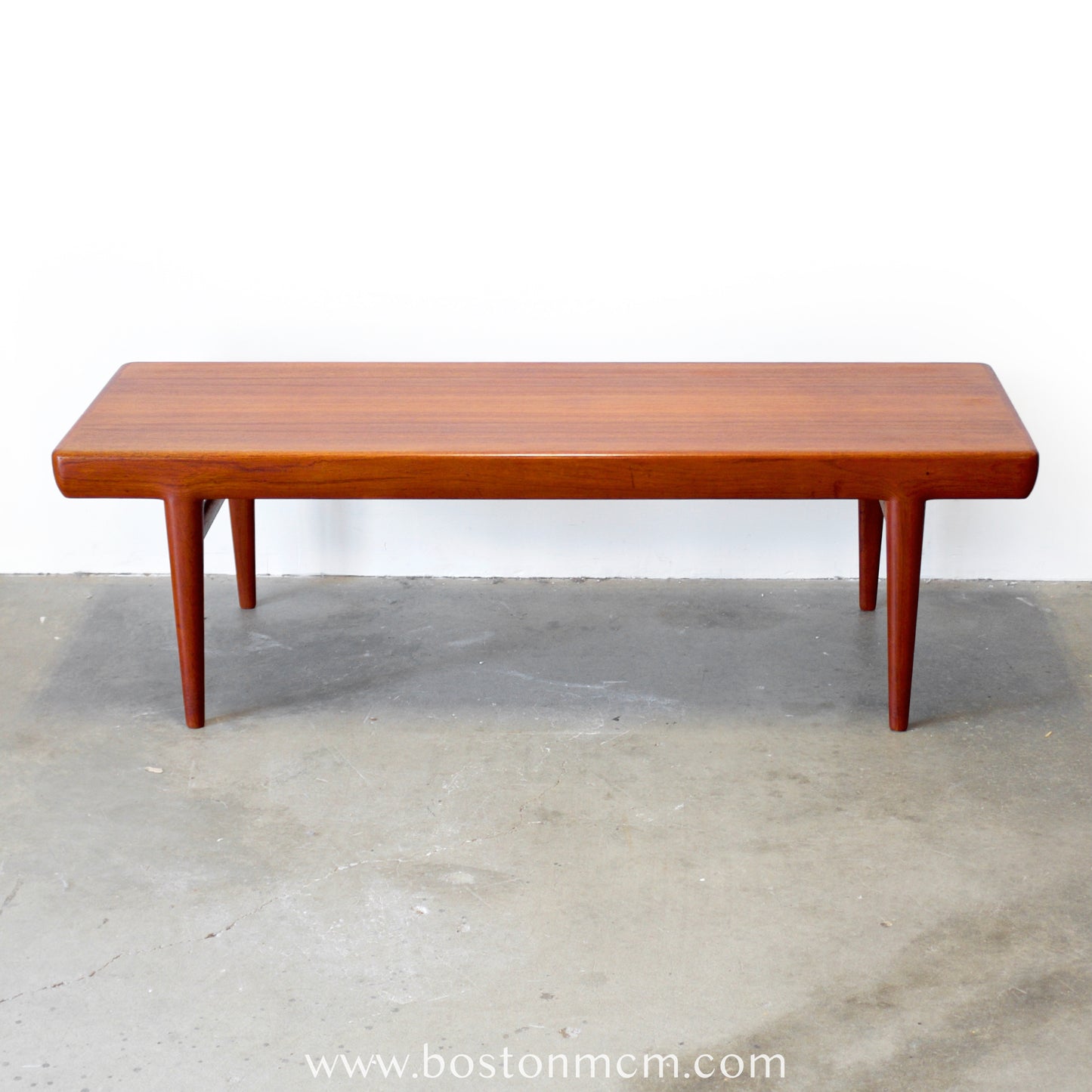 CFC Silkeborg Teak Coffee Table w/ Drawers, Designed by Johannes Andersen - #A1862