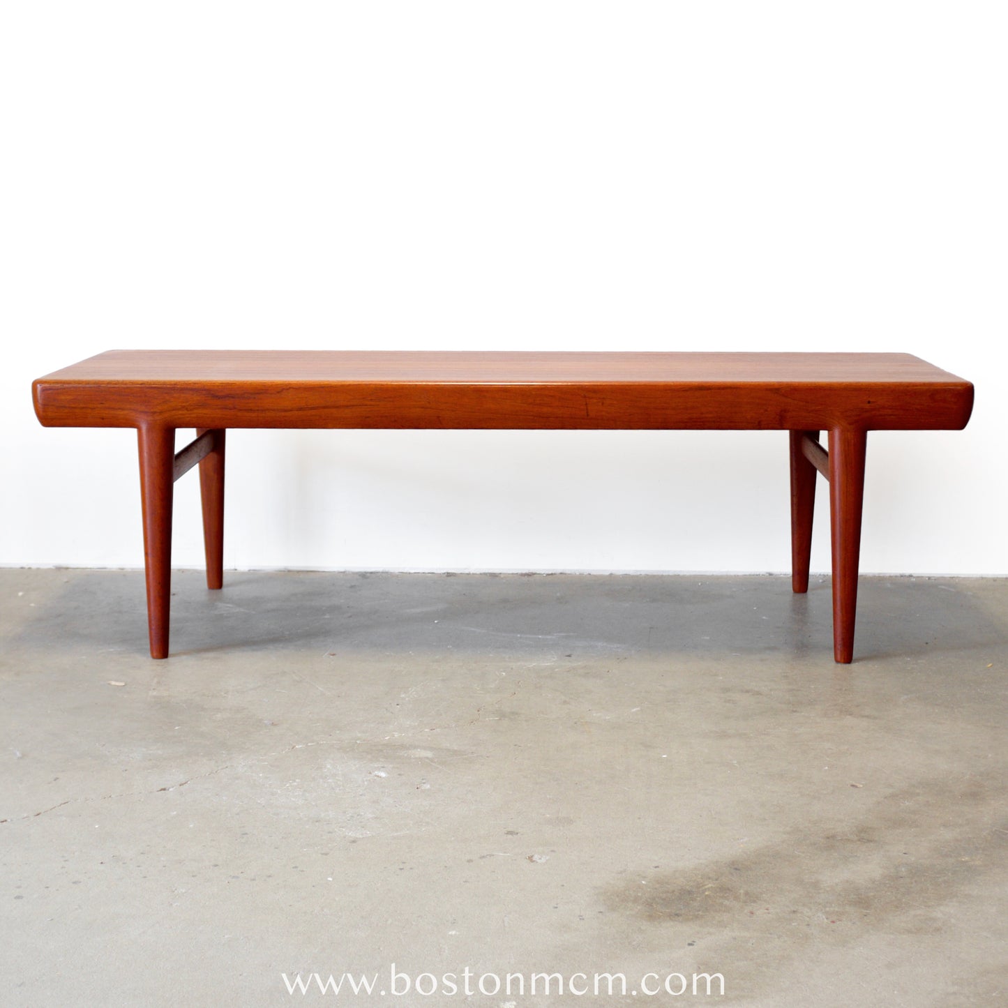 CFC Silkeborg Teak Coffee Table w/ Drawers, Designed by Johannes Andersen - #A1862