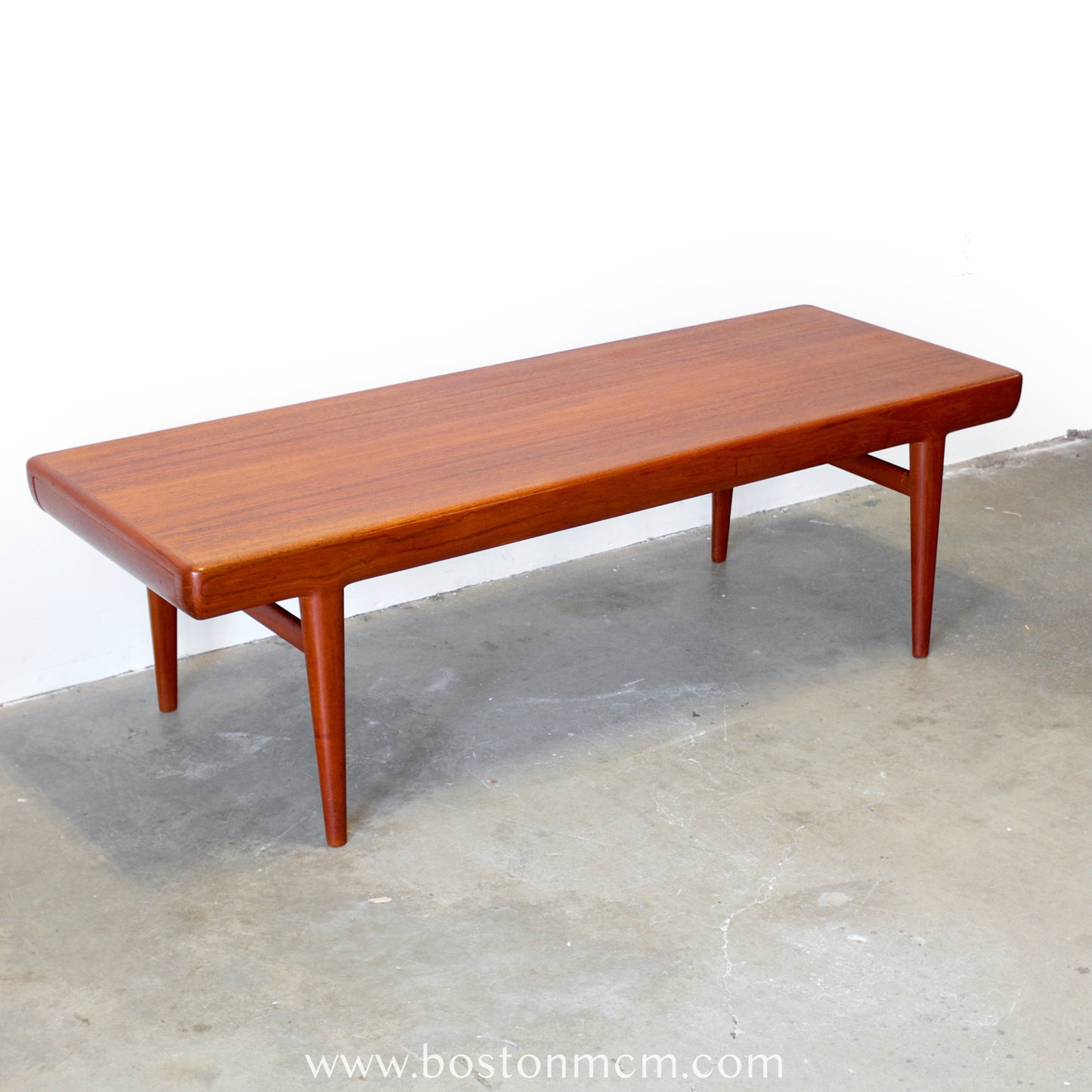 CFC Silkeborg Teak Coffee Table w/ Drawers, Designed by Johannes Andersen - #A1862