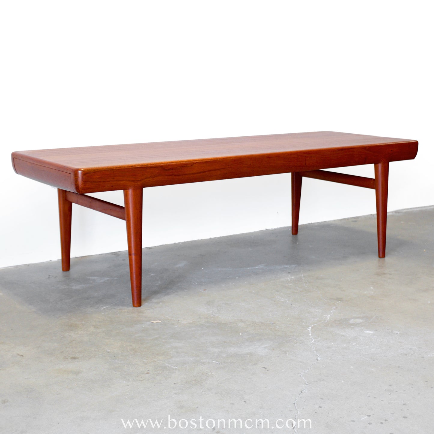 CFC Silkeborg Teak Coffee Table w/ Drawers, Designed by Johannes Andersen - #A1862