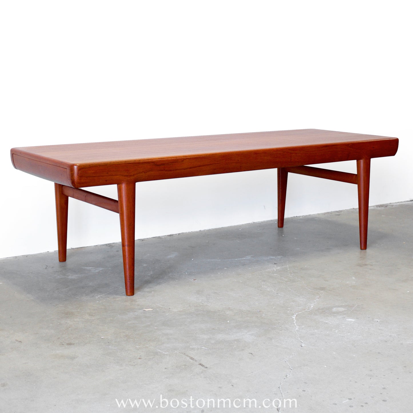 CFC Silkeborg Teak Coffee Table w/ Drawers, Designed by Johannes Andersen - #A1862